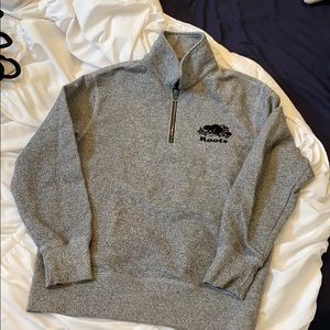 Roots quarter zip sweatshirt